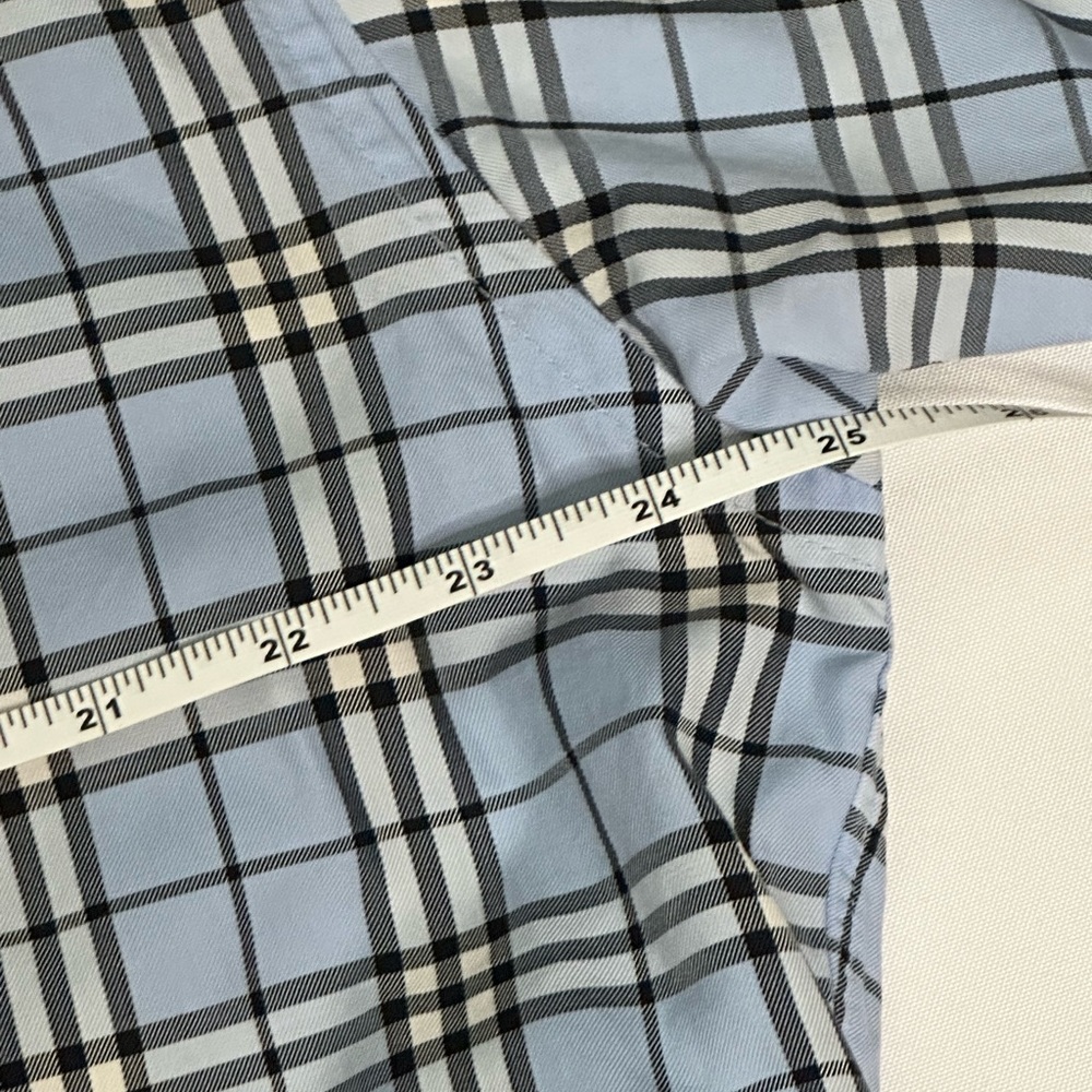 Mens Burberry Plaid Button Up - Picture 9 of 13